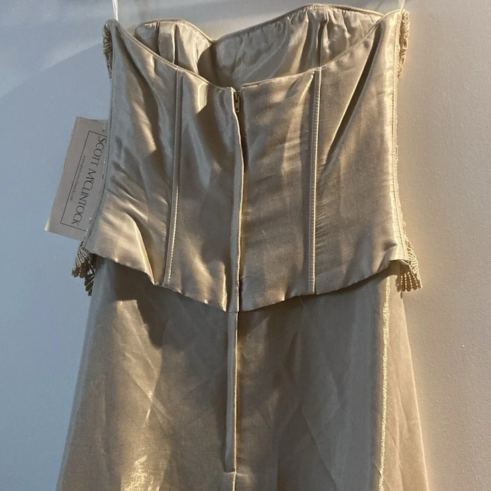 Vintage Jessica McClintock Scott McClintock millennium 2000 evening gown - Picture 7 of 9